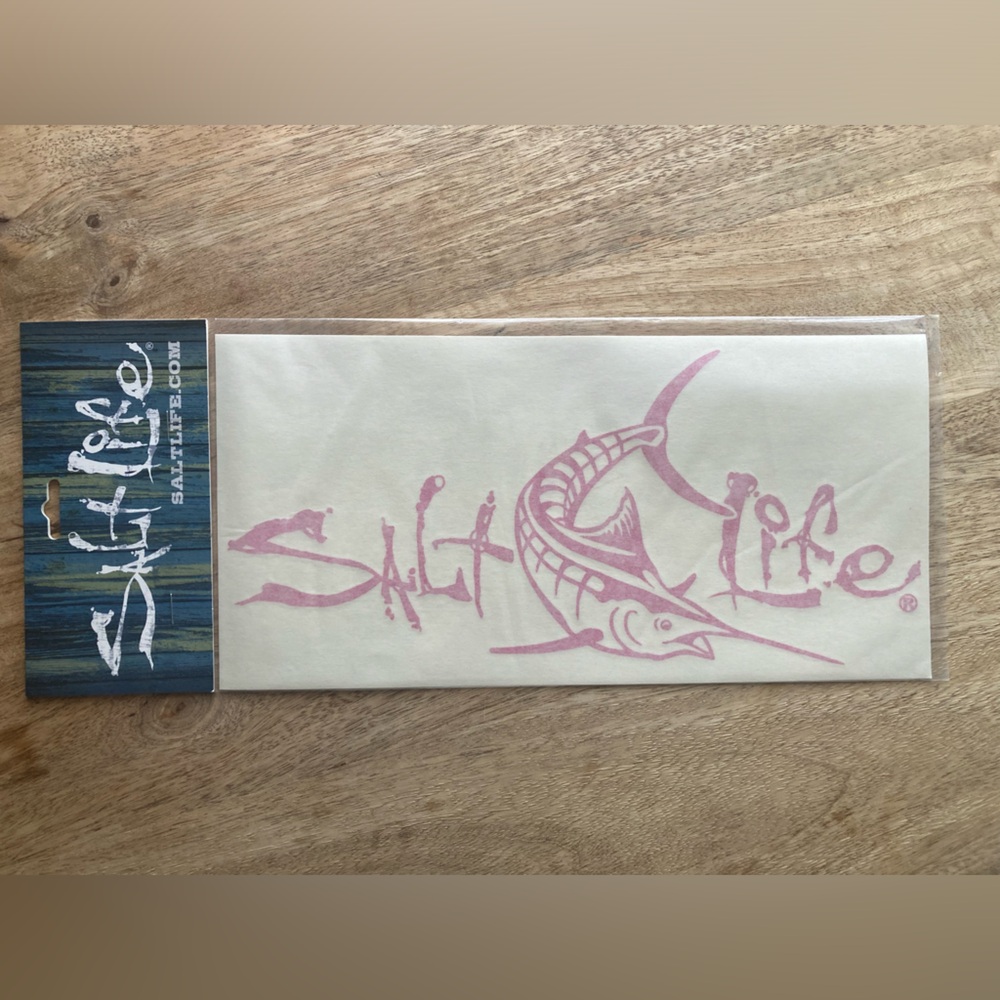 Salt life Pink Decal